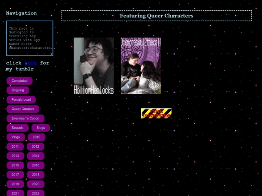 queercharacters screenshot