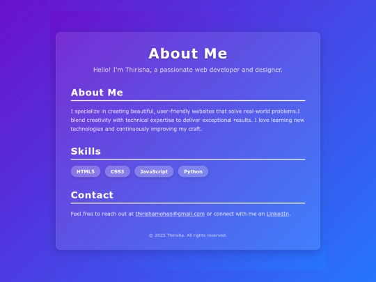 portfolio/about screenshot