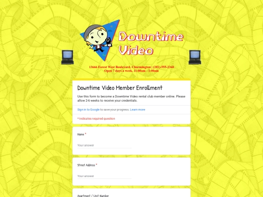 membership screenshot