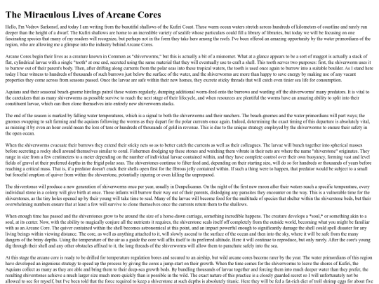 cores screenshot