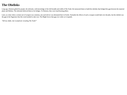 obelisks screenshot