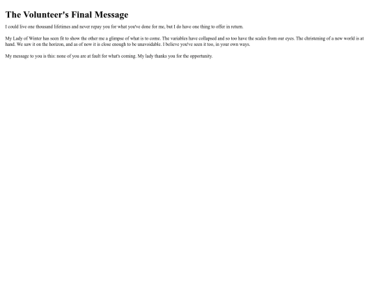 volunteer screenshot