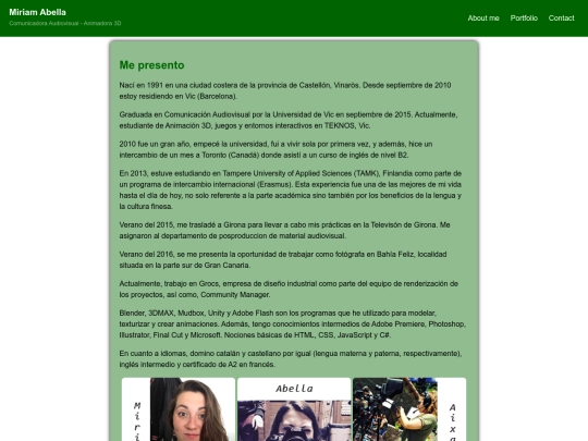 Aboutme screenshot