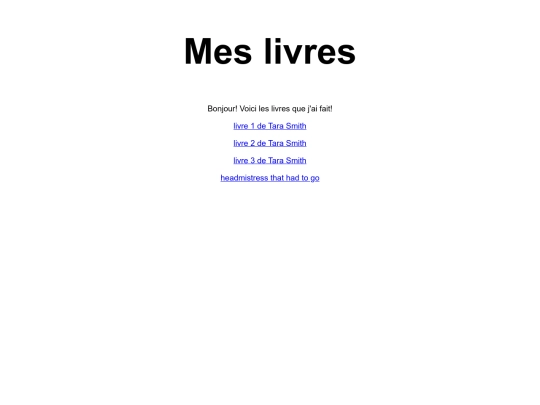 livres screenshot