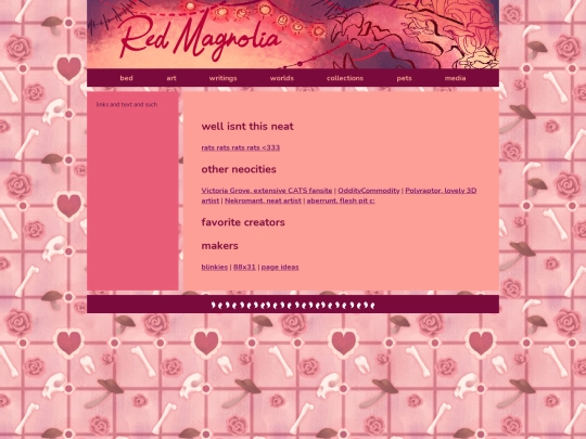 links screenshot