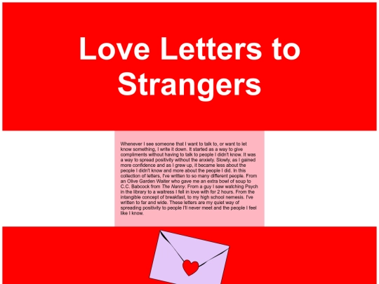 LoveLetterstoStrangers screenshot