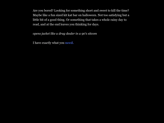 blinddatewithfanfiction screenshot
