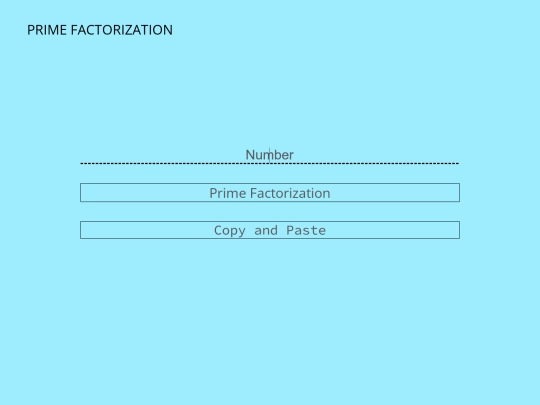 factors/primeFactorization screenshot