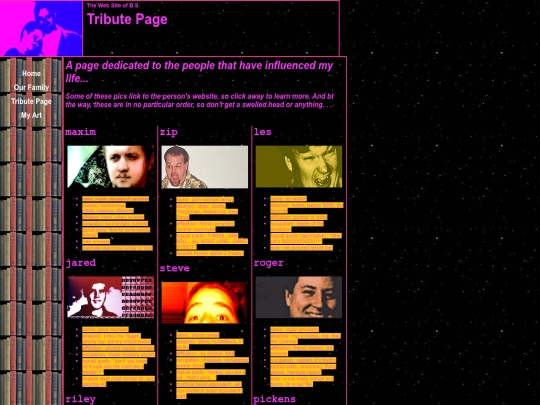 Tribute Page TRELLIX screenshot