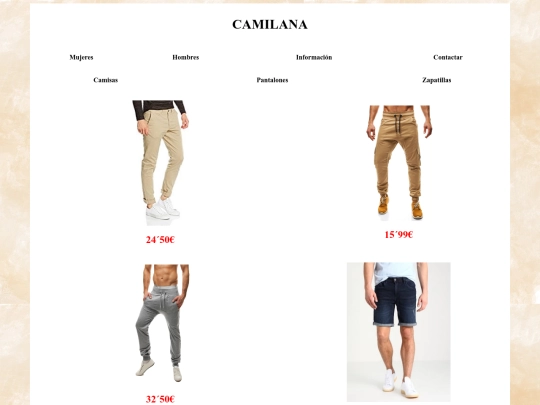 pantalones screenshot