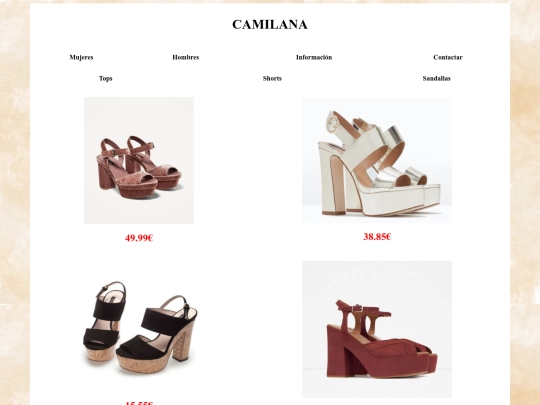 sandaliasmujer screenshot