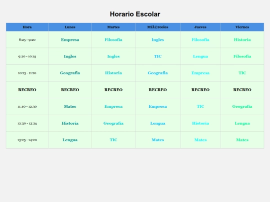 p361/horario2 screenshot