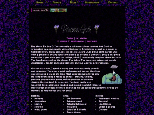 AboutMe screenshot