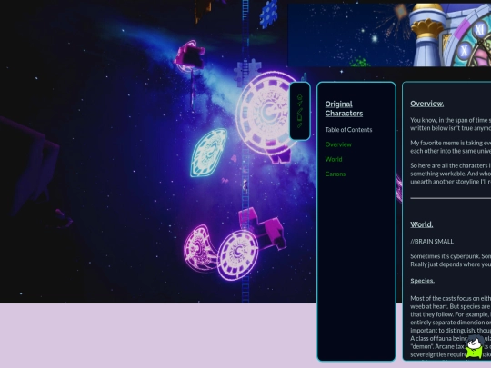 pages/ocs screenshot