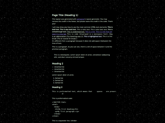 index screenshot