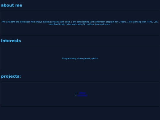 index screenshot