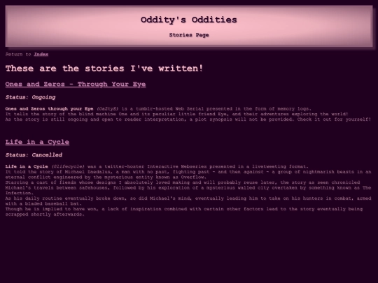 main/stories screenshot