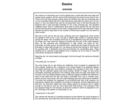 writing/desire screenshot