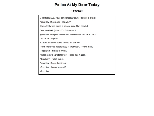 writing/police-at-my-door-today screenshot