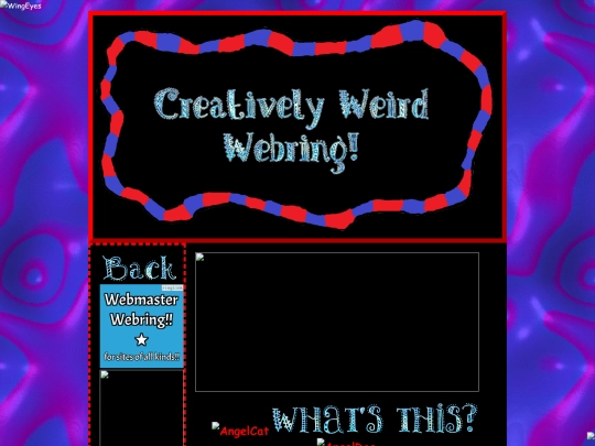 creativelyweirdwebring screenshot