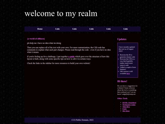 index screenshot