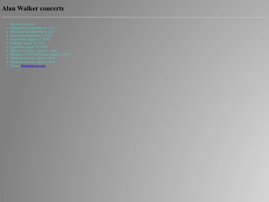 School stuff/Concerts screenshot