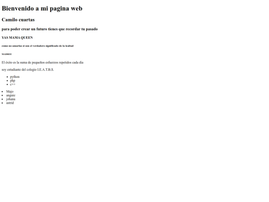 index screenshot