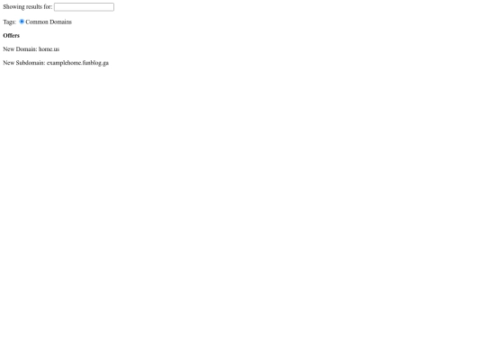 search-domains screenshot