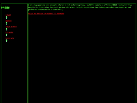 tech screenshot