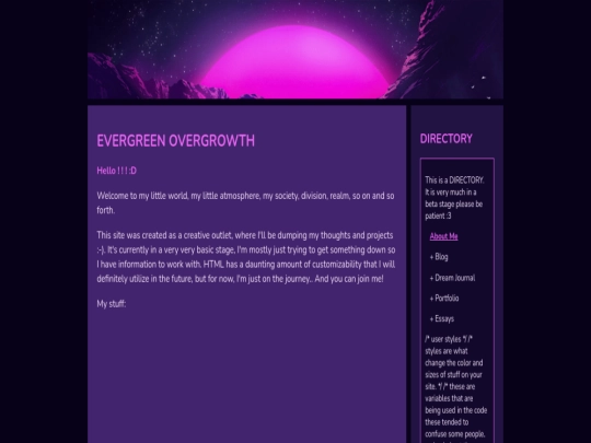index screenshot