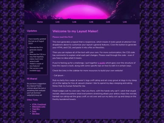 layoutattempt screenshot