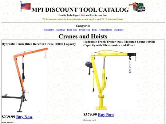 CranesHoists screenshot
