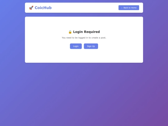 CoicHub/pages/newpage screenshot