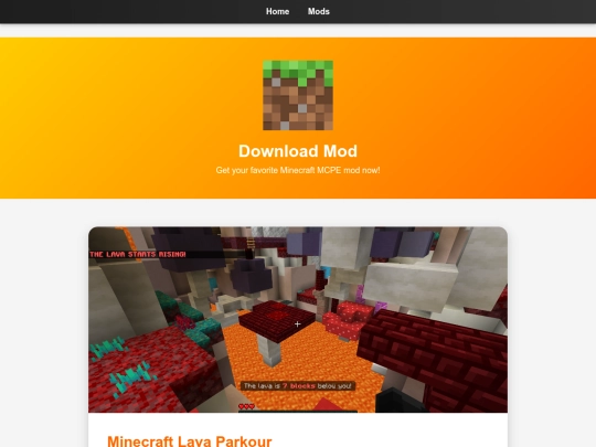 MCPEMODS/modtemplate screenshot