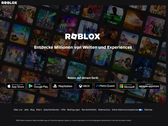 Roblox real/www.roblox.com/de/Download screenshot