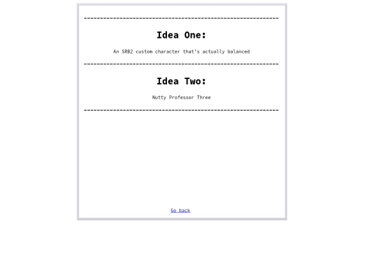 ideas screenshot