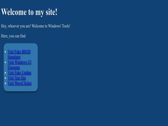 index screenshot
