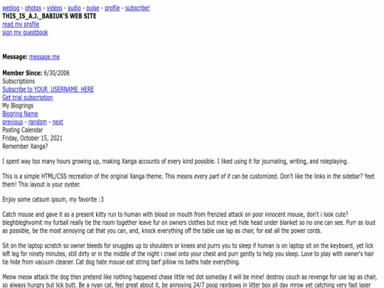 index screenshot