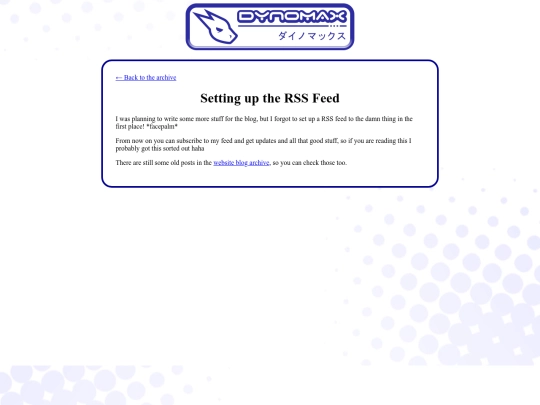 blog/rss_setup screenshot