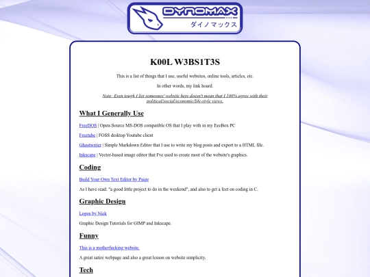 coolwebsites screenshot