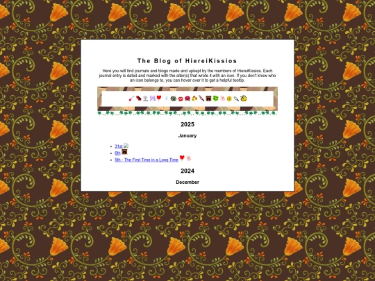 blog screenshot