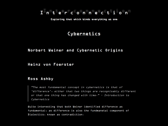 pages/cybernetics screenshot