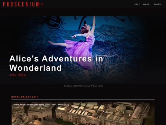 ballet/alice screenshot