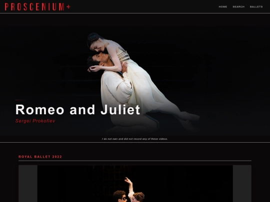 ballet/romeojuliet screenshot