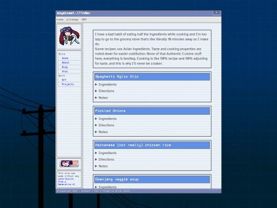 recipes screenshot