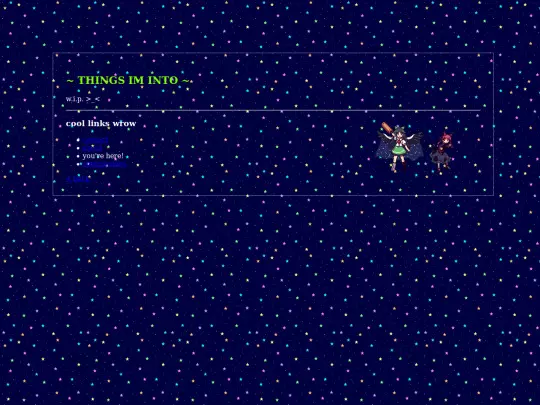 interests screenshot