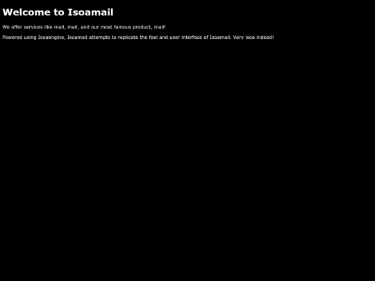 isoamail screenshot