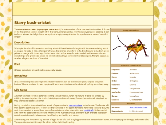 animals/starry_bush-cricket screenshot