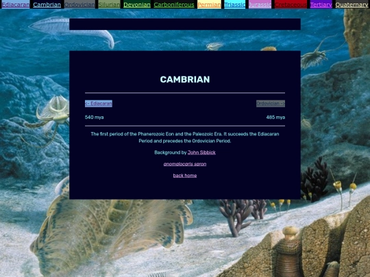 cambrian screenshot
