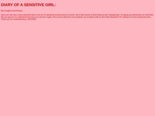 diaryofasensitivegirl screenshot